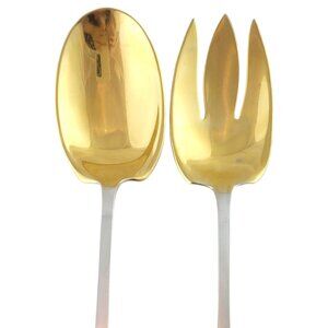 Tiffany & Co. Salem Sterling Silver Solid Oversized Serving Salad Set #18020